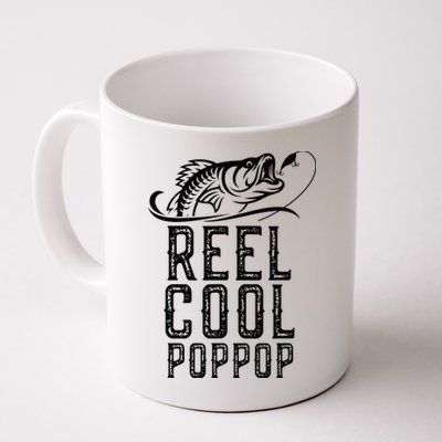 Reel Cool Pop Pop Fishing Fisherman Funny Retro PopPop Mug