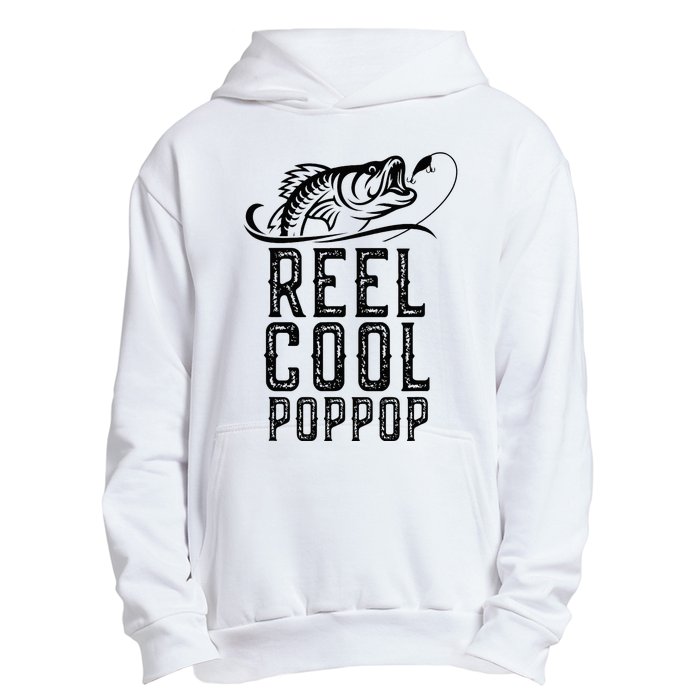 Reel Cool Pop Pop Fishing Fisherman Funny Retro PopPop Urban Pullover Hoodie