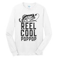 Reel Cool Pop Pop Fishing Fisherman Funny Retro PopPop Tall Long Sleeve T-Shirt