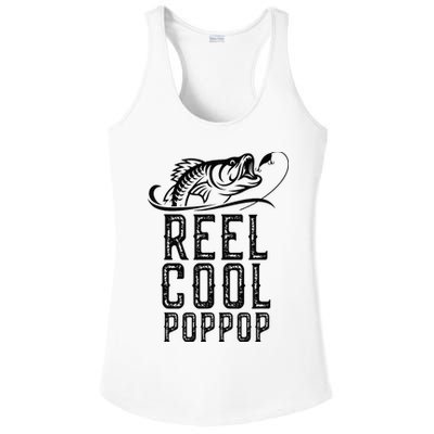 Reel Cool Pop Pop Fishing Fisherman Funny Retro PopPop Ladies PosiCharge Competitor Racerback Tank
