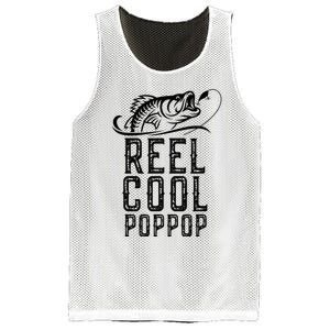 Reel Cool Pop Pop Fishing Fisherman Funny Retro PopPop Mesh Reversible Basketball Jersey Tank