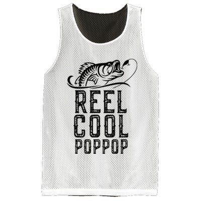 Reel Cool Pop Pop Fishing Fisherman Funny Retro PopPop Mesh Reversible Basketball Jersey Tank