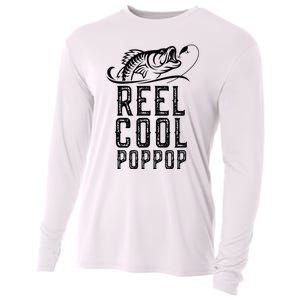 Reel Cool Pop Pop Fishing Fisherman Funny Retro PopPop Cooling Performance Long Sleeve Crew