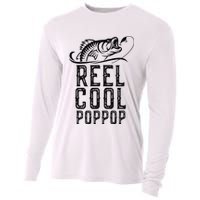 Reel Cool Pop Pop Fishing Fisherman Funny Retro PopPop Cooling Performance Long Sleeve Crew