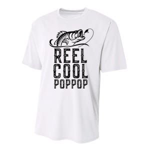 Reel Cool Pop Pop Fishing Fisherman Funny Retro PopPop Performance Sprint T-Shirt