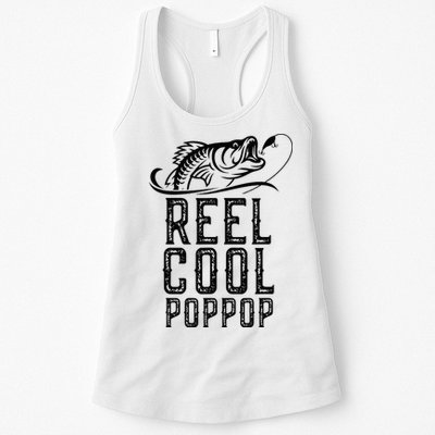 Reel Cool Pop Pop Fishing Fisherman Funny Retro PopPop Womens Tank Top