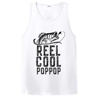 Reel Cool Pop Pop Fishing Fisherman Funny Retro PopPop PosiCharge Competitor Tank