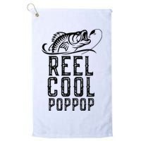 Reel Cool Pop Pop Fishing Fisherman Funny Retro PopPop Golf Towel
