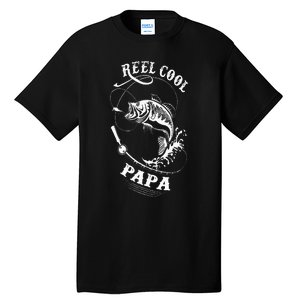 Reel Cool Papa For Fishing Nature Lovers Tall T-Shirt