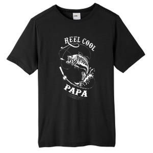 Reel Cool Papa For Fishing Nature Lovers Tall Fusion ChromaSoft Performance T-Shirt