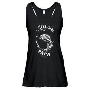 Reel Cool Papa For Fishing Nature Lovers Ladies Essential Flowy Tank