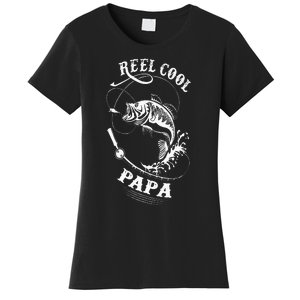 Reel Cool Papa For Fishing Nature Lovers Women's T-Shirt