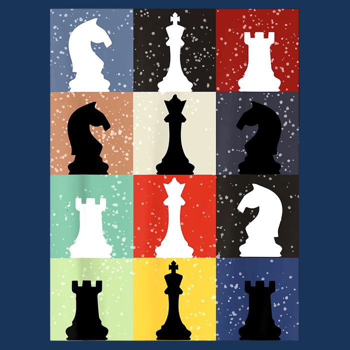 Retro Chess Player Shirt Gift Vintage Chess Pieces Women's Crop Top Tee