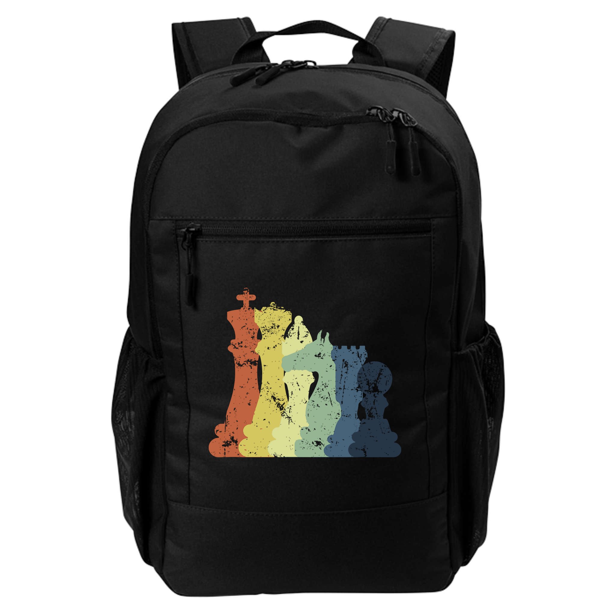 Retro Chess Player Shirt Gift Vintage Chess Pieces Backpack