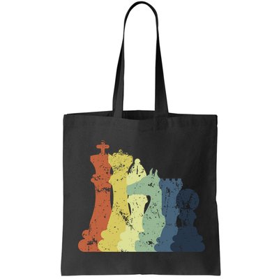 Retro Chess Player Shirt Gift Vintage Chess Pieces Bag