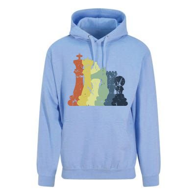 Retro Chess Player Shirt Gift Vintage Chess Pieces Unisex Surf Hoodie