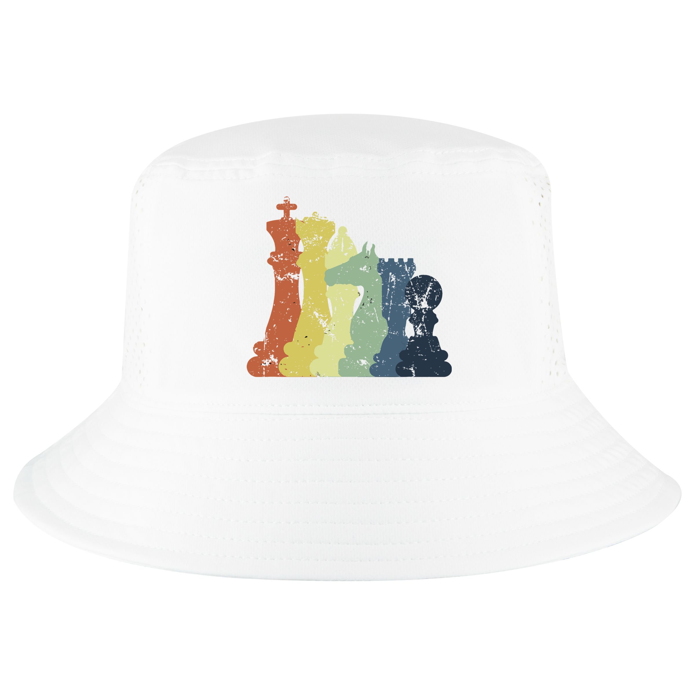 Retro Chess Player Shirt Gift Vintage Chess Pieces Cool Comfort Performance Bucket Hat