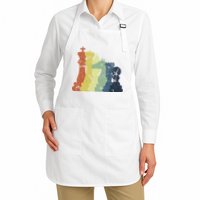 Retro Chess Player Shirt Gift Vintage Chess Pieces Apron