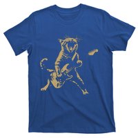 Rock Cat Playing Guitar Cat T-Shirt