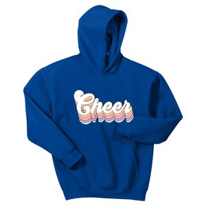 Retro Cheer Pastel Cheerleader N Aesthetic Gift Kids Hoodie