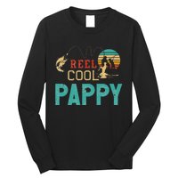 Reel Cool Pappy Vintage Funny Fishing Rod Gifts For Pappy Long Sleeve Shirt