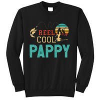 Reel Cool Pappy Vintage Funny Fishing Rod Gifts For Pappy Sweatshirt