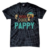 Reel Cool Pappy Vintage Funny Fishing Rod Gifts For Pappy Tie-Dye T-Shirt