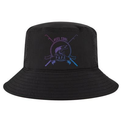 Reel Cool Papa Grandpa Fishing Gift Cool Comfort Performance Bucket Hat