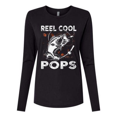 Reel Cool Pops Fishing Birthday Fathers Day For Womens Cotton Relaxed Long Sleeve T-Shirt