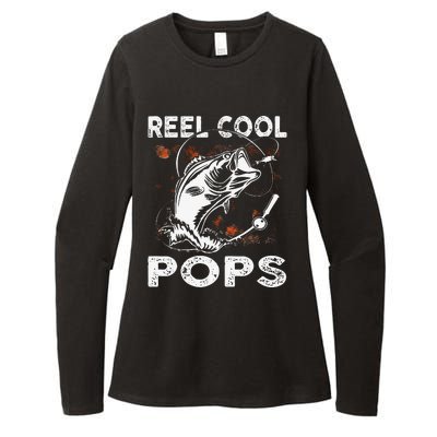 Reel Cool Pops Fishing Birthday Fathers Day For Womens CVC Long Sleeve Shirt