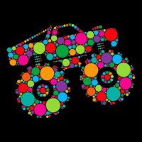 Retro Colorful Polka Dots Monster Truck Happy Dot Day Bucket Hat