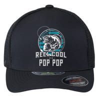 Reel Cool Pop Pop American Flag Fishing Fisher Flexfit Unipanel Trucker Cap