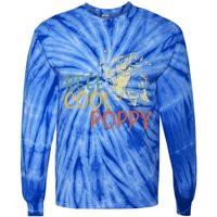 Reel Cool Poppy Vintage Fishing FatherS Day Gift Tie-Dye Long Sleeve Shirt