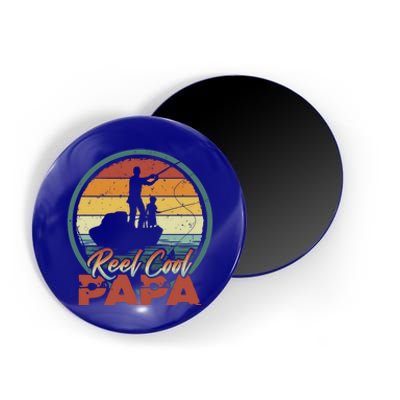 Reel Cool Papa Great Gift Cool Retro Vintage Fishing Family Cute Gift Magnet