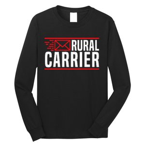 Rural Carrier Postal Worker Mailman Delivery Mail Escort Long Sleeve Shirt