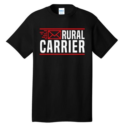 Rural Carrier Postal Worker Mailman Delivery Mail Escort Tall T-Shirt