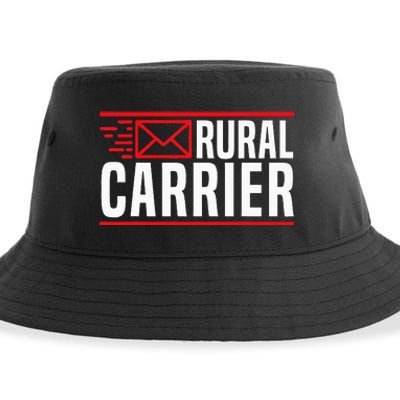 Rural Carrier Postal Worker Mailman Delivery Mail Escort Sustainable Bucket Hat