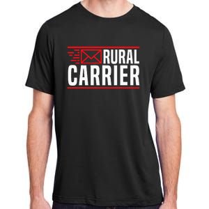 Rural Carrier Postal Worker Mailman Delivery Mail Escort Adult ChromaSoft Performance T-Shirt