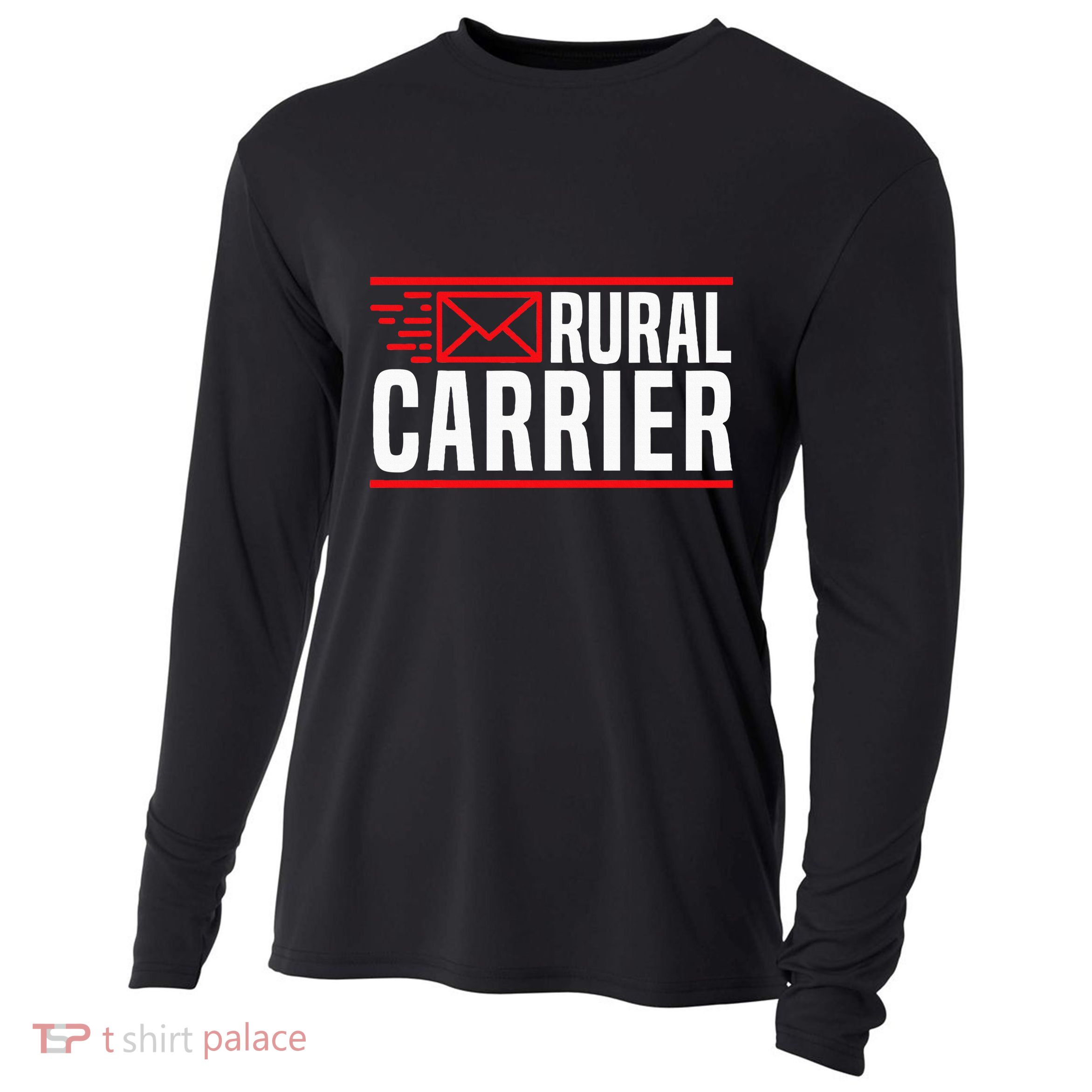 Rural Carrier Postal Worker Mailman Delivery Mail Escort Cooling Performance Long Sleeve Crew