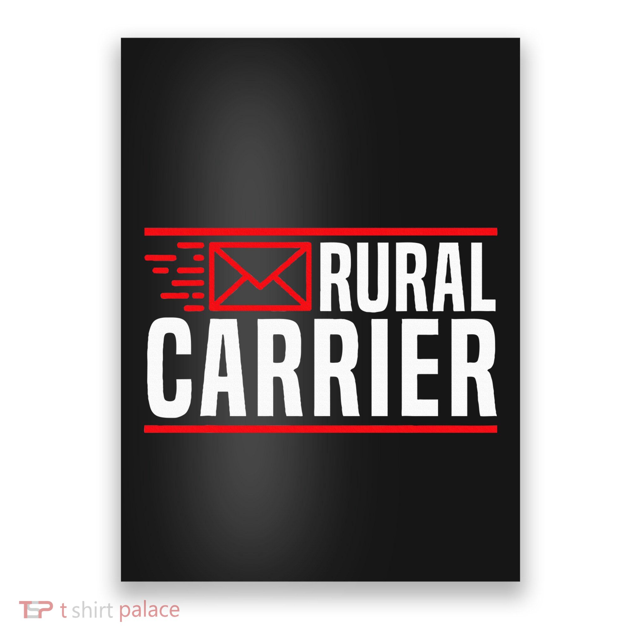 Rural Carrier Postal Worker Mailman Delivery Mail Escort Poster