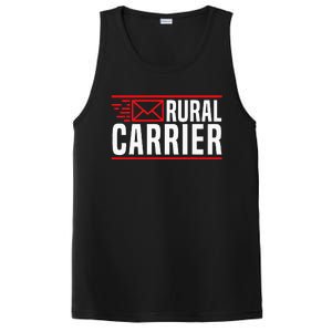 Rural Carrier Postal Worker Mailman Delivery Mail Escort PosiCharge Competitor Tank