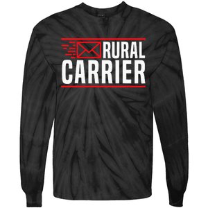 Rural Carrier Postal Worker Mailman Delivery Mail Escort Tie-Dye Long Sleeve Shirt