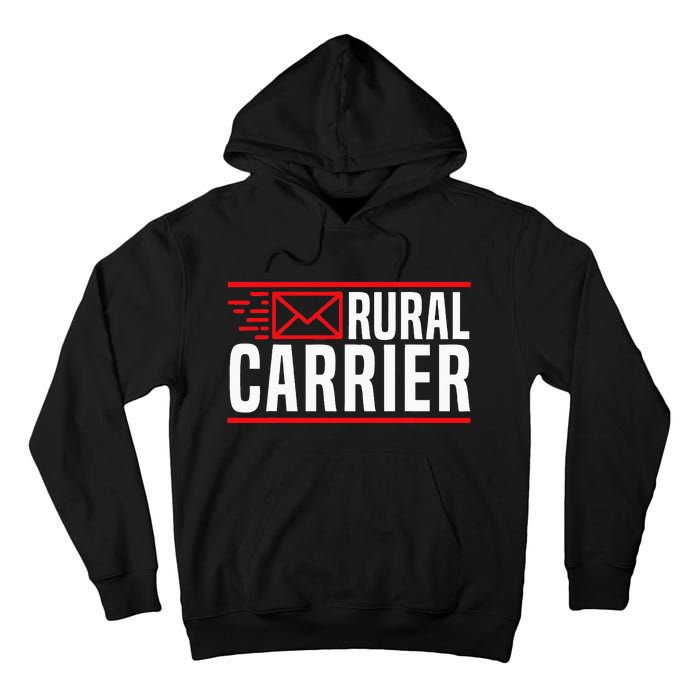 Rural Carrier Postal Worker Mailman Delivery Mail Escort Tall Hoodie