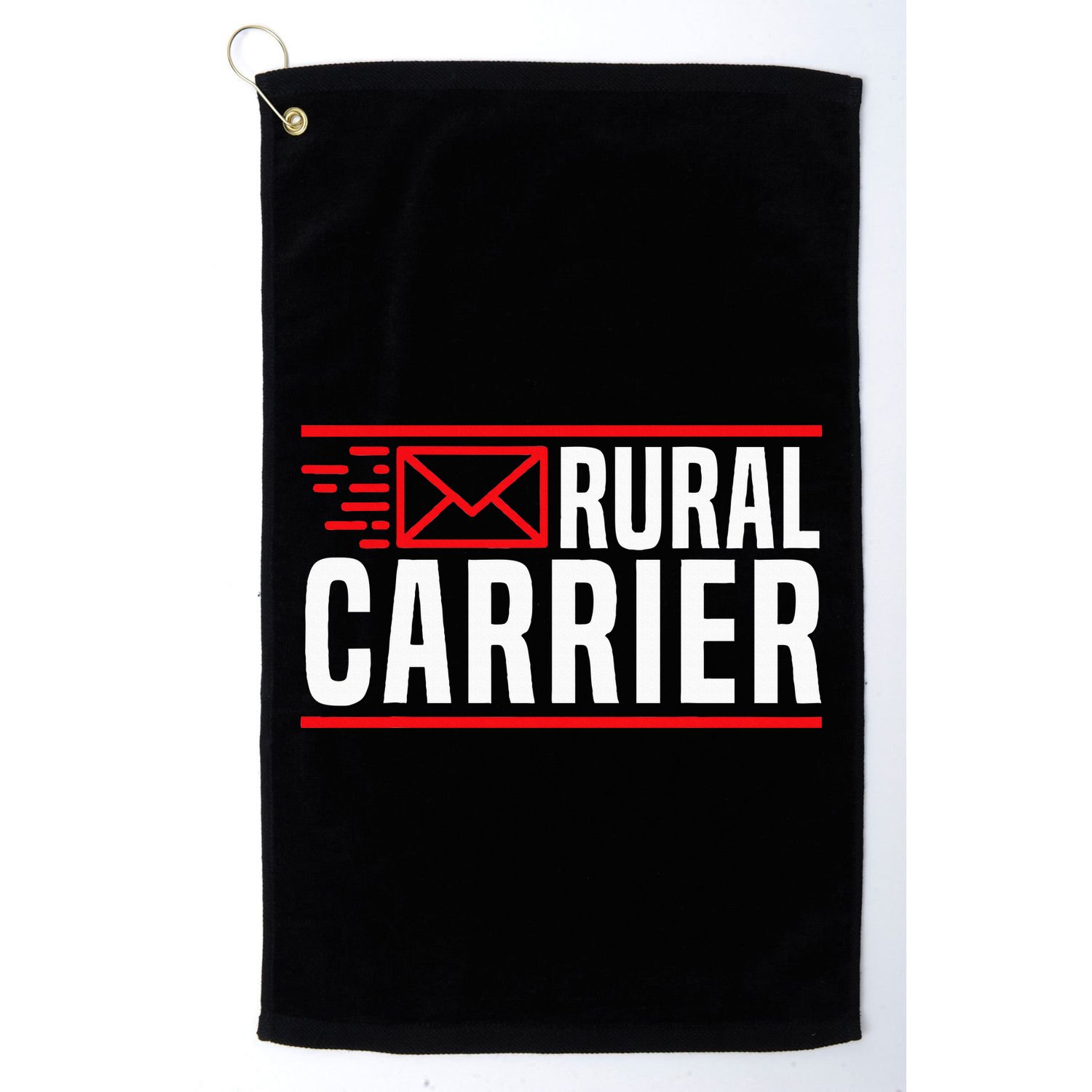 Rural Carrier Postal Worker Mailman Delivery Mail Escort Golf Towel