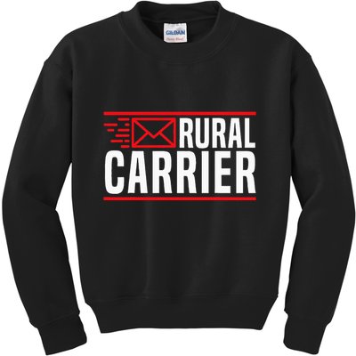Rural Carrier Postal Worker Mailman Delivery Mail Escort Kids Sweatshirt