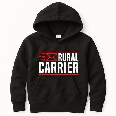 Rural Carrier Postal Worker Mailman Delivery Mail Escort Kids Hoodie