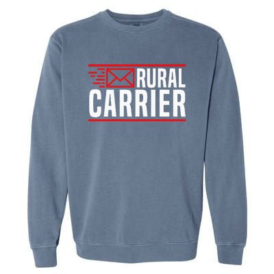 Rural Carrier Postal Worker Mailman Delivery Mail Escort Garment-Dyed Sweatshirt