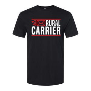 Rural Carrier Postal Worker Mailman Delivery Mail Escort Softstyle CVC T-Shirt