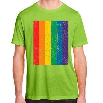 Rainbow Colourful Pride Flag Lgbt Gift (Version 1) Meaningful Gift Adult ChromaSoft Performance T-Shirt