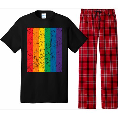 Rainbow Colourful Pride Flag Lgbt Gift (Version 1) Meaningful Gift Pajama Set